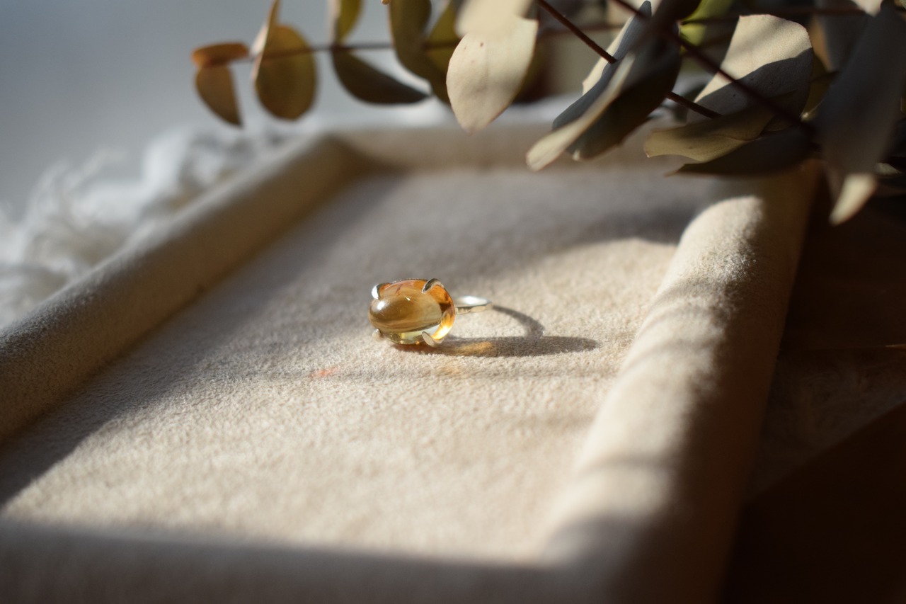 ＊1点もの＊Citrine ring《silver925》