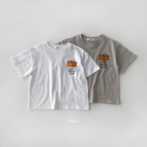 [Dsaint] French Fries Tee +fee / [디세인트] 후렌치감자티