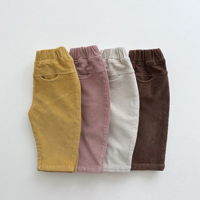 【BABY&KID】冬作コーデュロイカジュアルパンツ