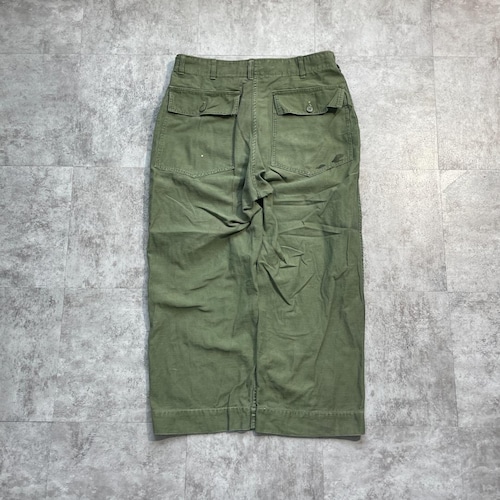 60-70s アメリカ軍 実物 OG107 ベイカーパンツ 36/31 詳細写真11