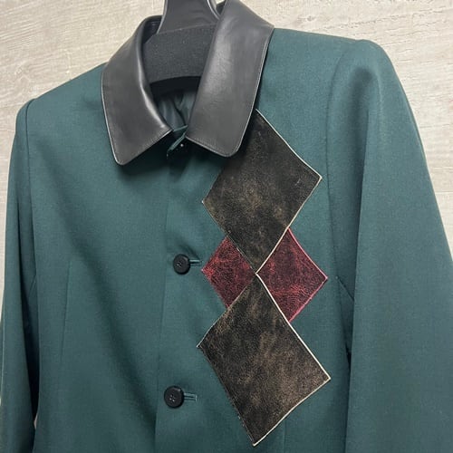 SHOOP シュープ 22AW TRIPLE RHOMBUS BLAZER　パッチジャケット メンズM 【中目黒b05】 | ブランド古着Brooch  powered by BASE