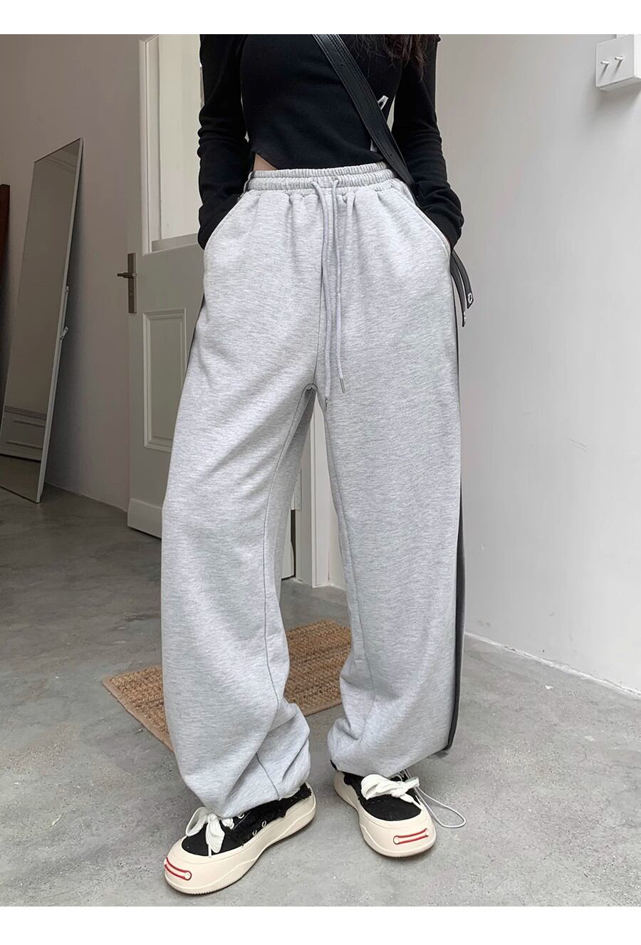 LYFT/リフト 2ウェイストレッチ2ラインパンツ グレー リフト LYFT 2WAY