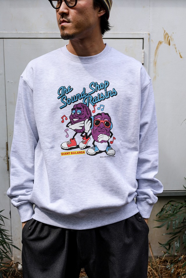 SSB Logo Sweatshirt/Grey×Orange/Sound Shop Balansa(サウンドショップバランサ)