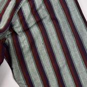 USA製 90s DOCKERS ドッカーズ LONG SLEEVE ストライプ 長袖シャツ M/マルチ メンズ ビンテージ リーバイス