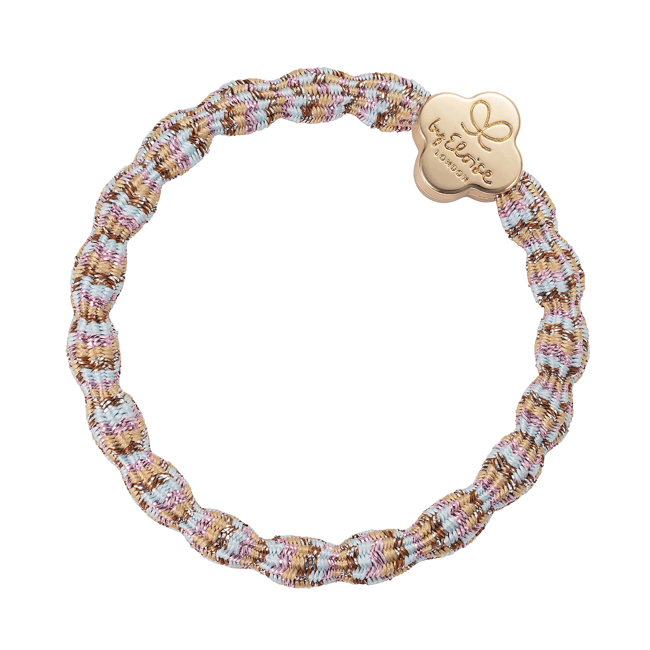 Metallic Gold Quatrefoil Beach_M-4-76