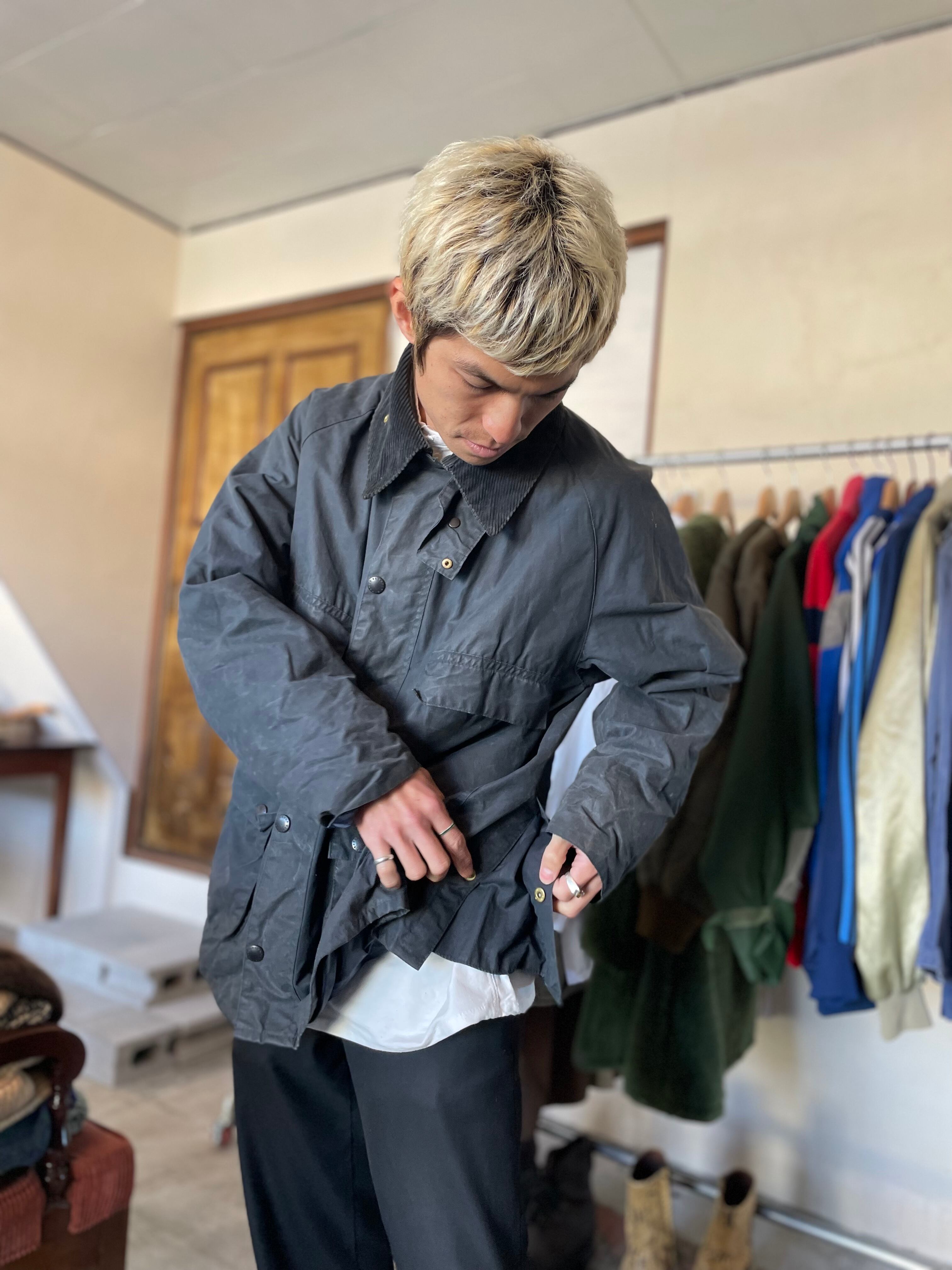 ビンテージ barbour ビデイル 4ポケット-