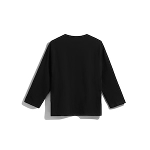 送料無料 【HIPANDA ハイパンダ】メンズ ラインストーン ロンT MEN'S  LONG-SLEEVED T-SHIRT /  BLACK