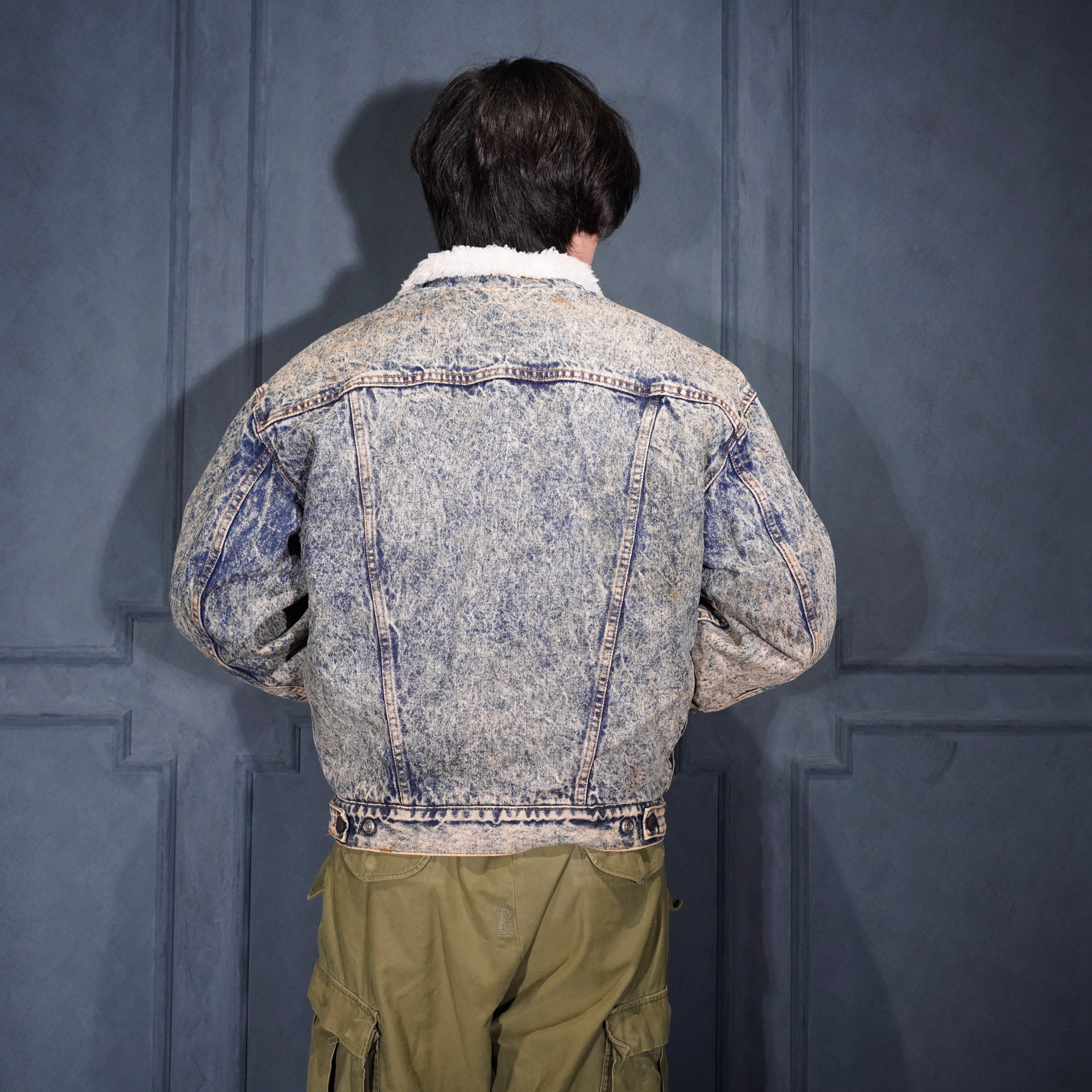 80's USA VINTAGE Levi's BOA DENIM TRACKER JACKET/80年代アメリカ