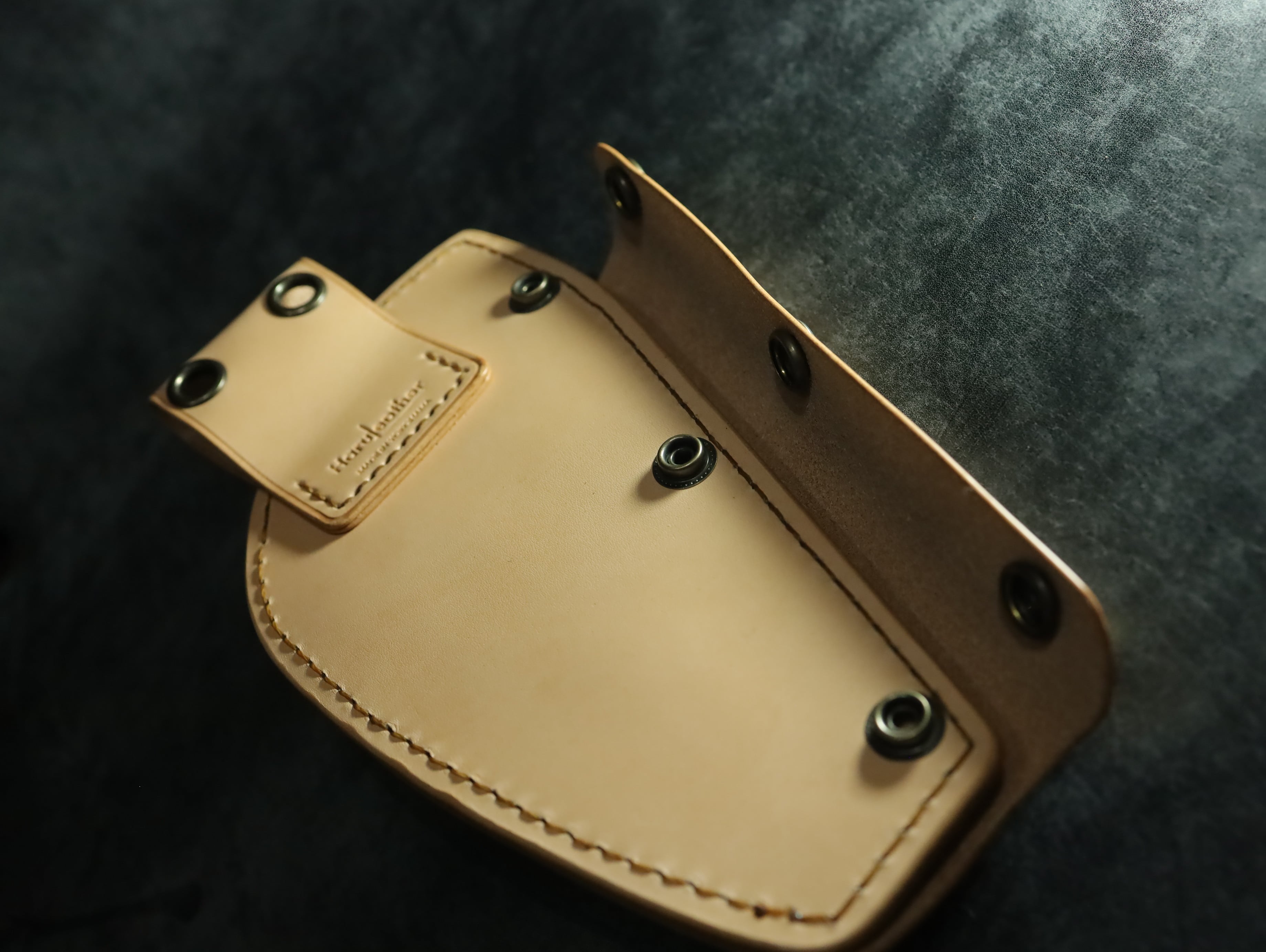 生成り】本革高級シザーケース | Haruleather