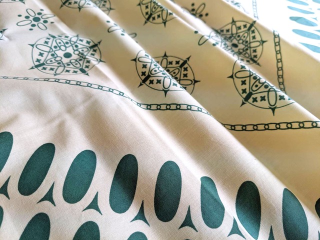 ▼DOT　BANDANA　GREEN▼