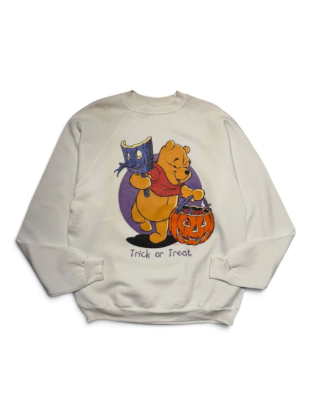90s Pooh Halloween Print Sweat Vintage XL