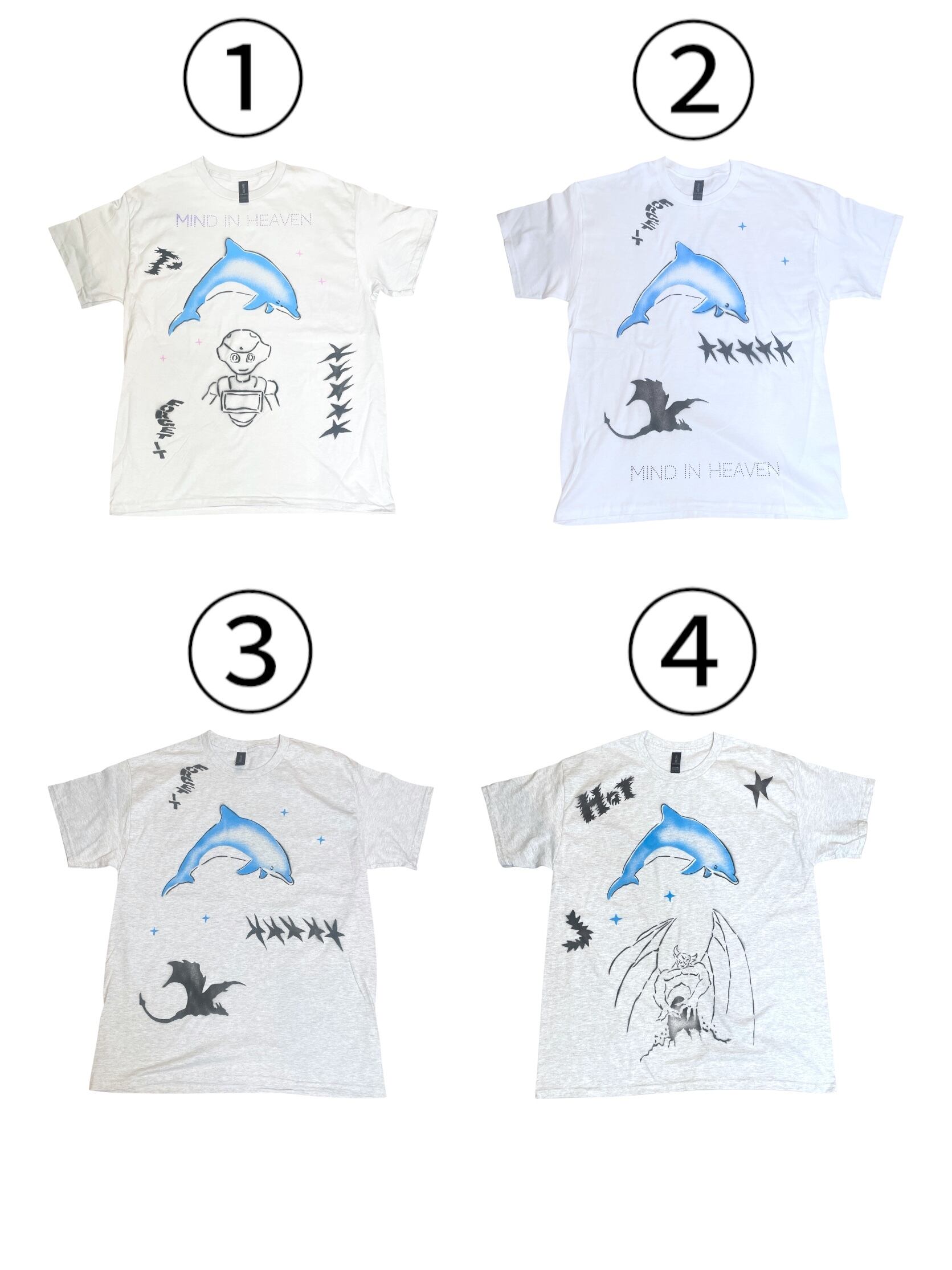 perfect plan Stencil T-shirt 【L】