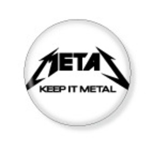 身につける「メタル英語フレーズバッジ」　２　～KEEP IT METAL!〜