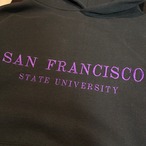 90s USA製　RUSSELL ATHLETIC プルオーバーパーカー　黒　SAN FRANCISCO