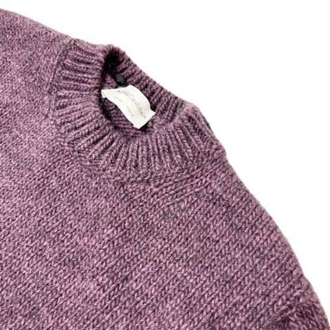 美品 Settefili Cashmere アルパカ 2トーンクルーネックニット Settefili Cashmere(セッテフィーリカシミア) Wool/Alpaca CrewNeck