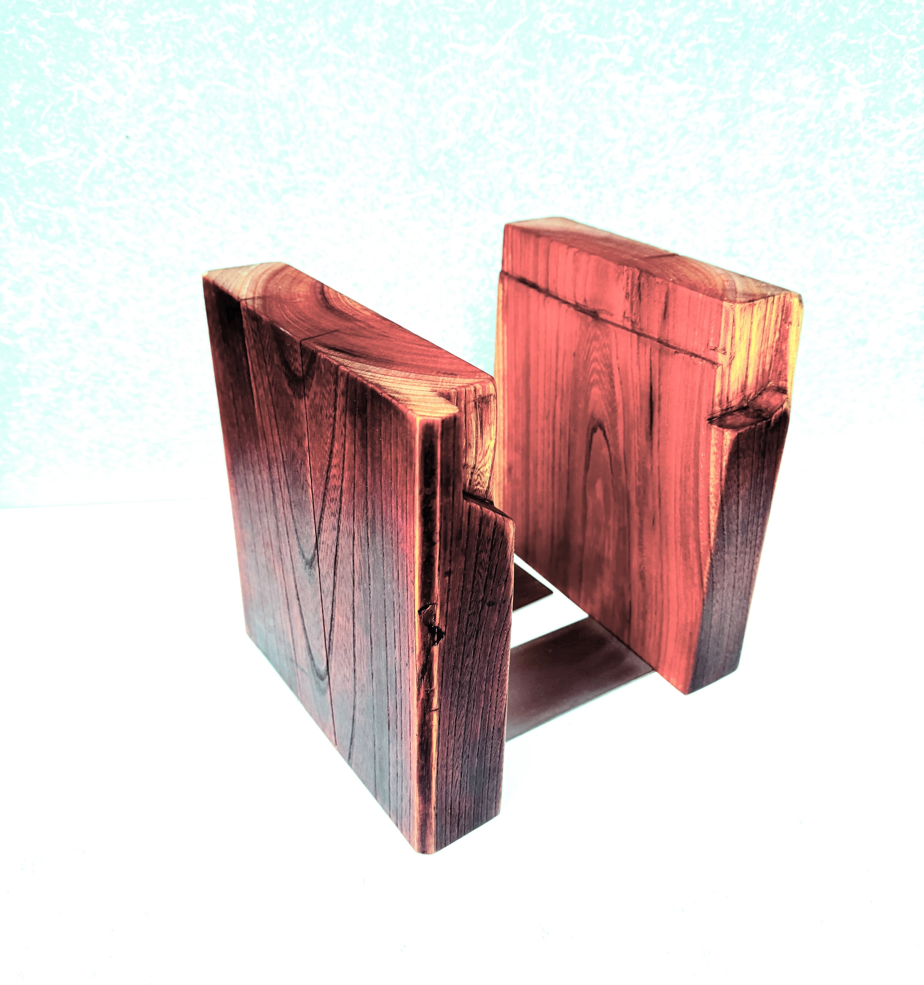 古民家古材 ケヤキ大黒柱ブックエンド | jizai工房[じざい]オンライン