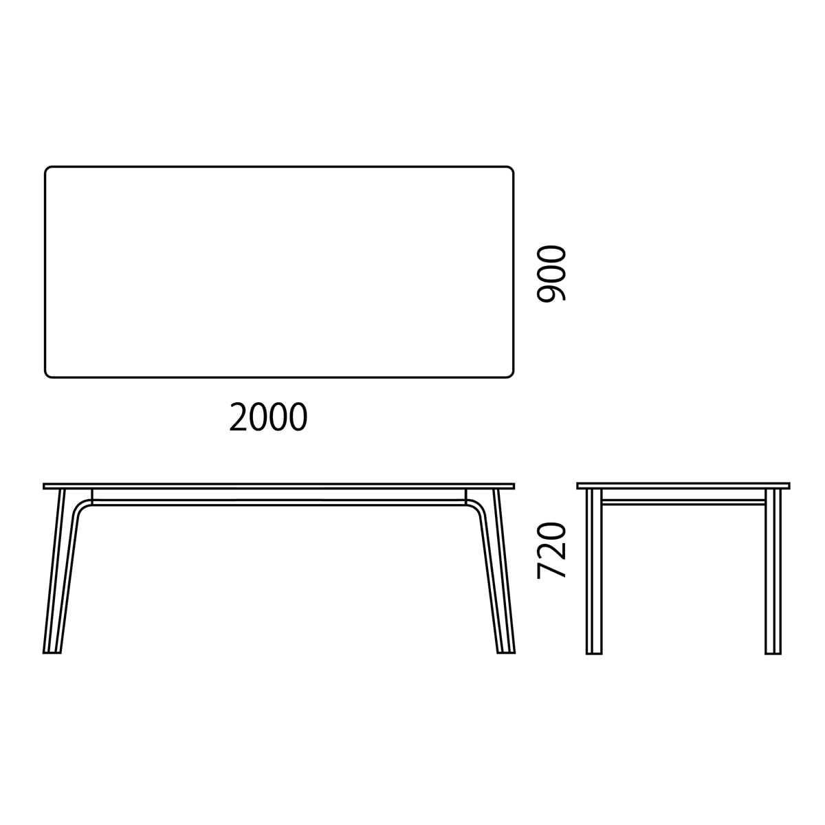 ダイニングテーブル｜天然大理石天板 白ビアンコカラーラ 幅 2000 6人