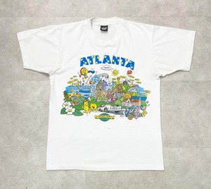 80sScreenStars Atlanta Souvenir Print Tshirt/L