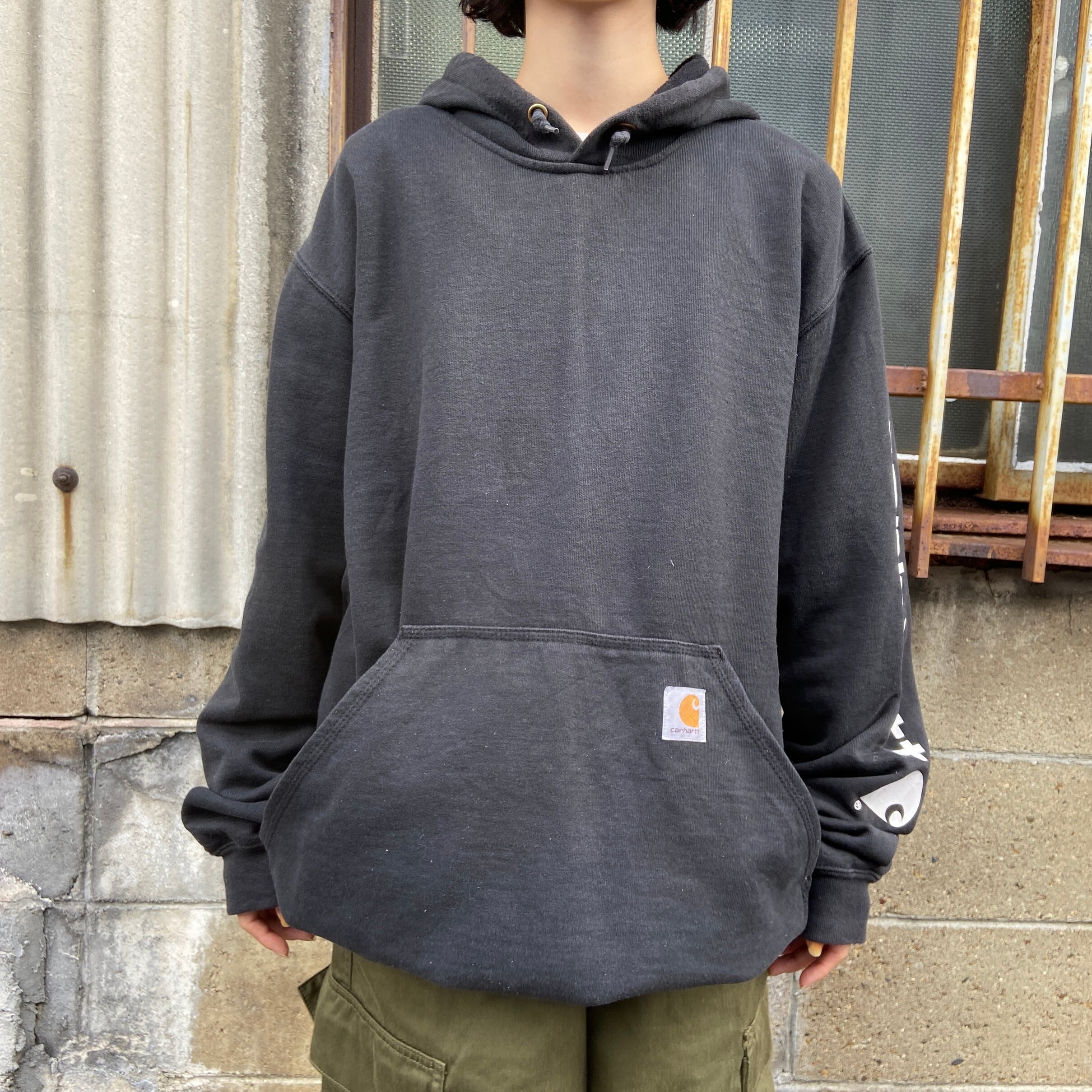 カーハート Carhartt スウェットプルオーバーパーカー メンズL /eaa290163