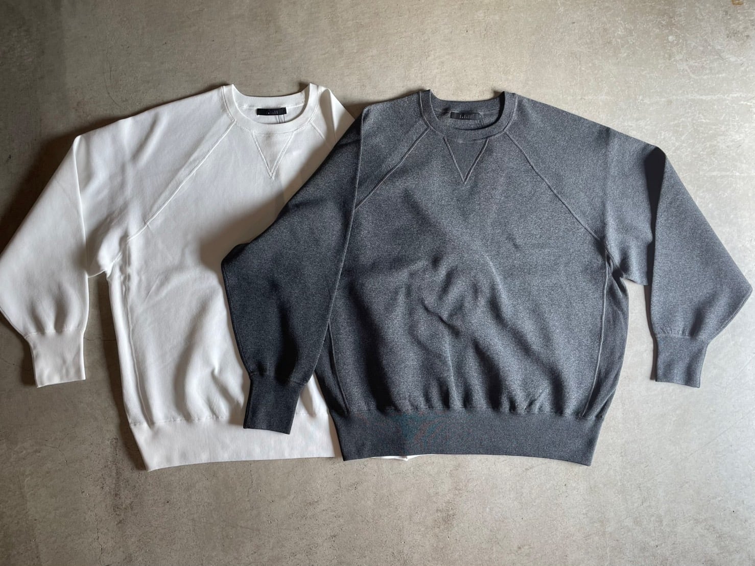 ユニセックス lelill レリル THE HIGHTECH KNITSWEAT(ワイドシルエット