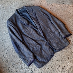 イタリア製 Aquascutum テーラードジャケット エルボーパッチ used [210111]