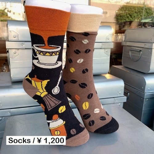 TOPANGA SOCKS 　コーヒーソックス
