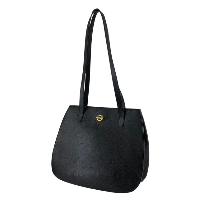 CELINE セリーヌ ハンドバッグ ブラック マンテル レザー トートバッグ vintage ヴィンテージ オールド vaw4nd