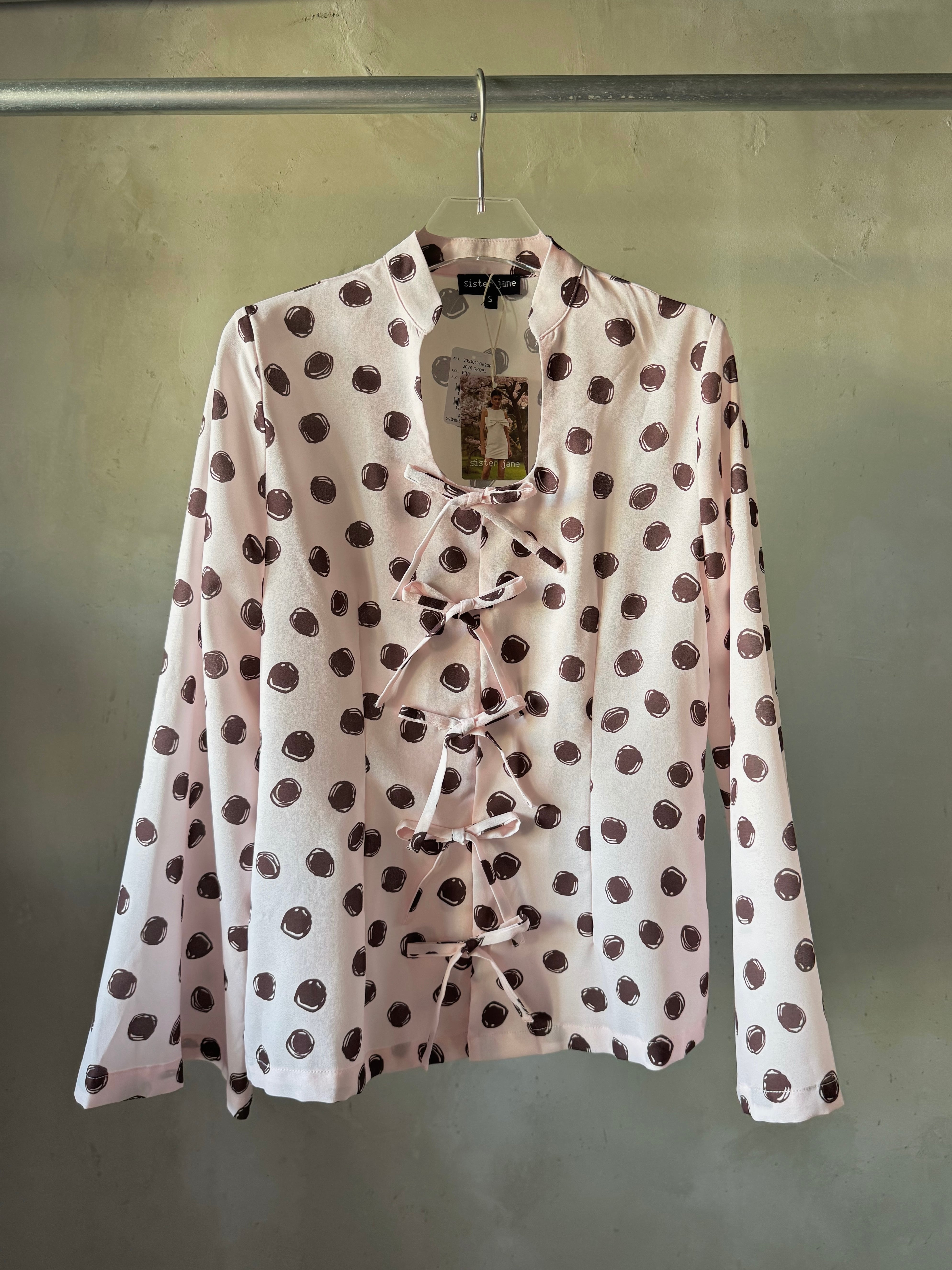 【sister jane】Illume Spot Pyjama Tie top