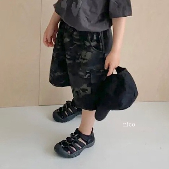 カモフラバミューダパンツ(90-140サイズ)