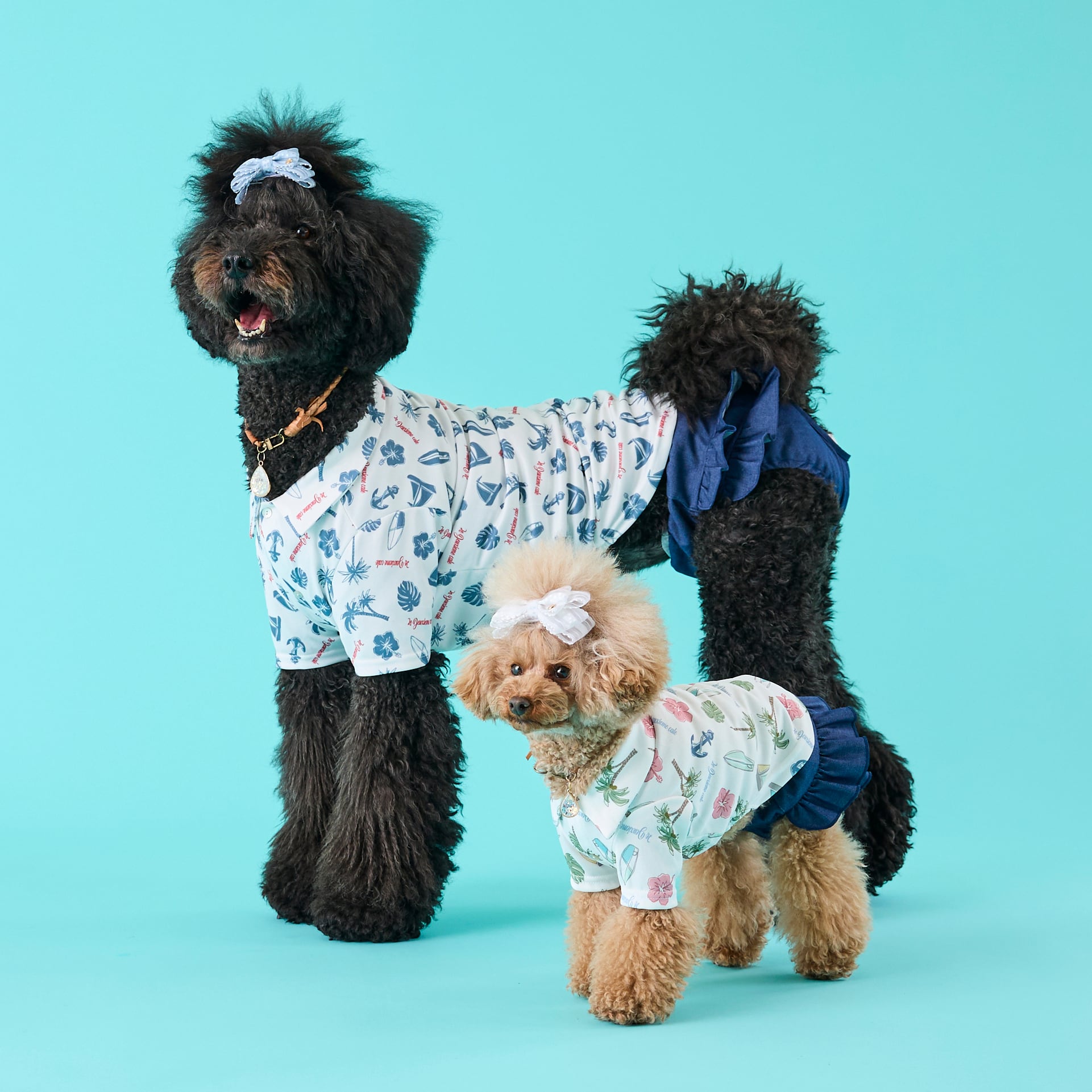 251004大型犬サイズ] 冷感アロハシャツ | 犬服ブランド 2e deuxieme