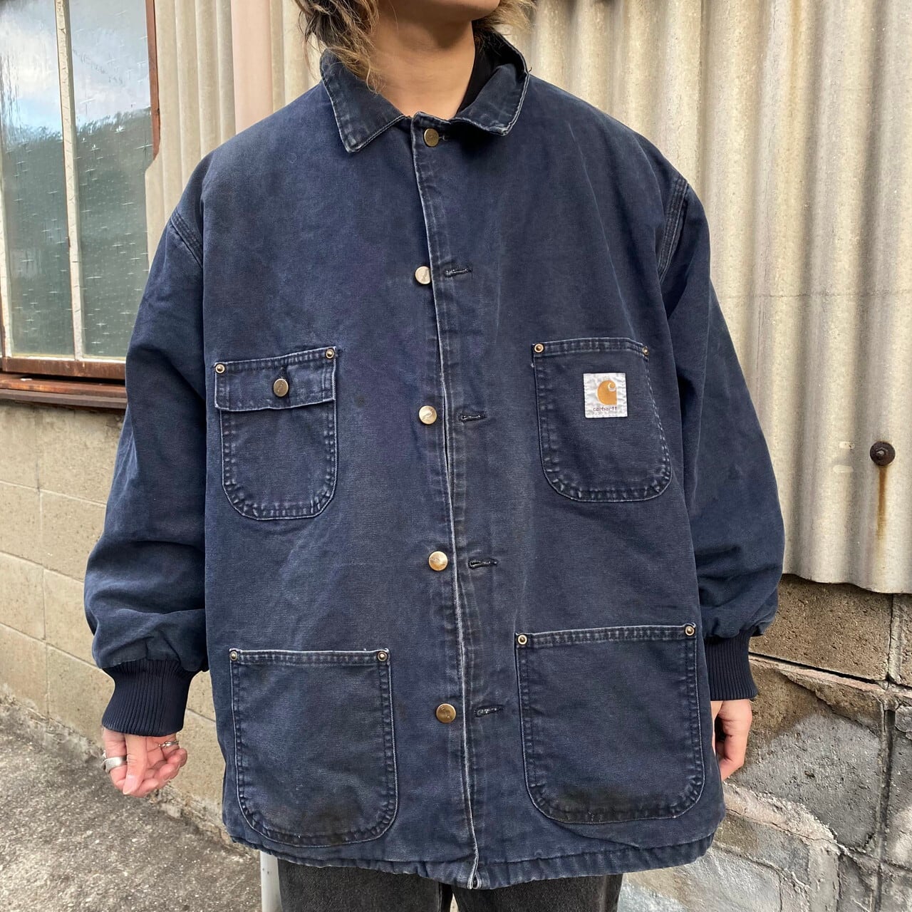ビッグサイズ 80年代 USA製 Carhartt カーハート リブカスタム 