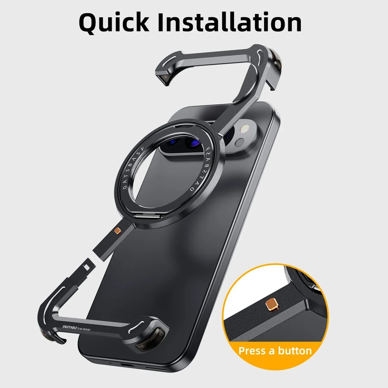 ◆Google Pixel 9/Pro/Pro XL◆ Z-Shaped Aluminum Phone Case / Z-シェイプ アルミニウム スマホケース