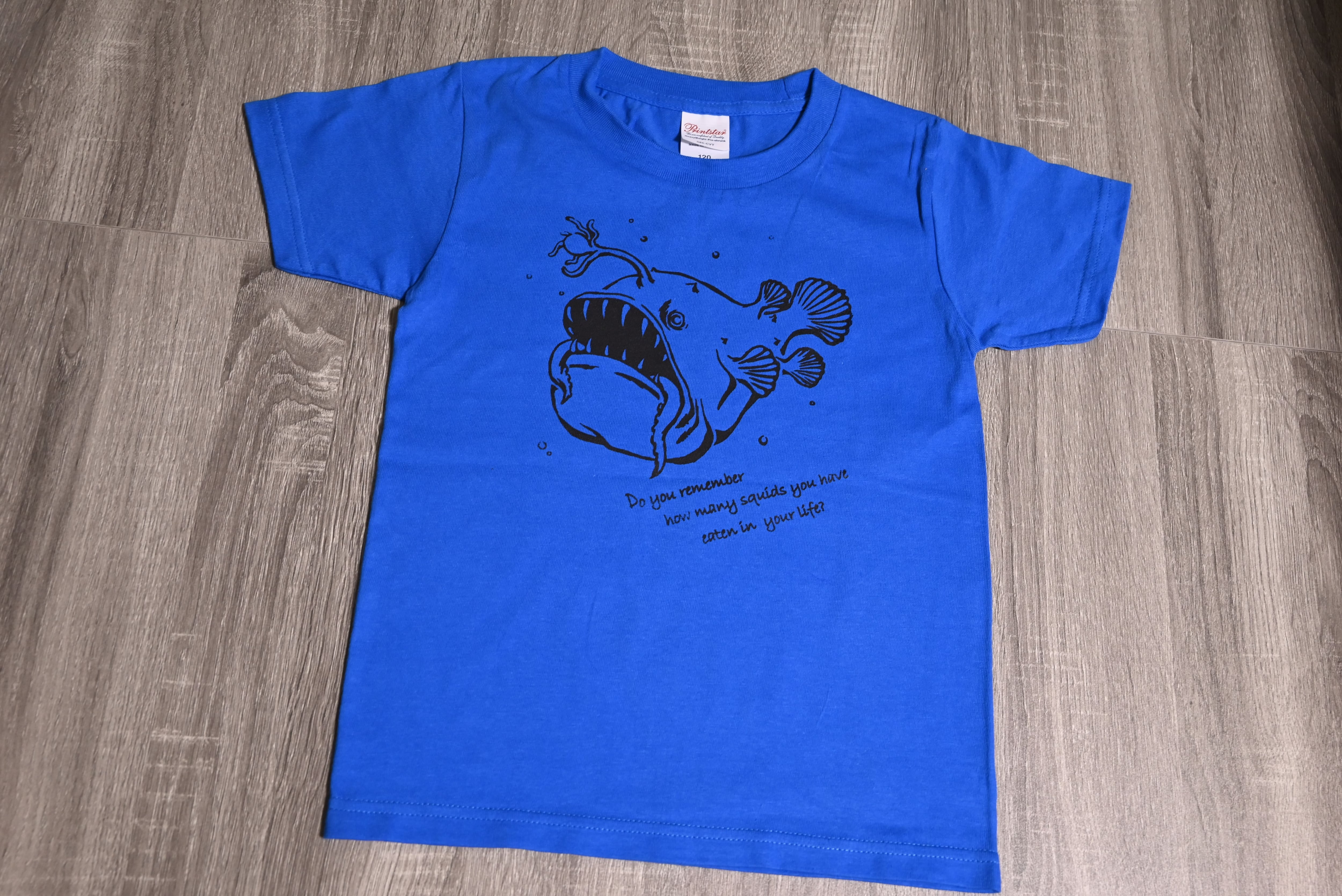 s*a様 00s〜珍品 チョウチンアンコウ Tシャツ タイダイ レアモチーフ 深 98ecdc4b838be1136e94b246032917