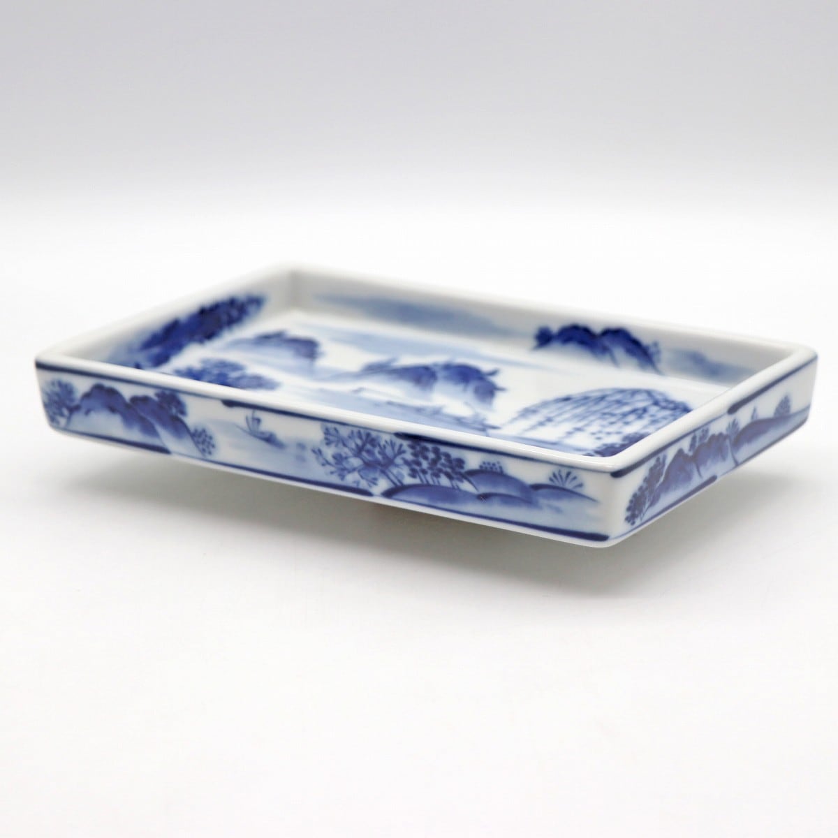 美濃焼・庫山窯・長角皿・5客揃・和食器・陶磁器・No.230119-16・梱包