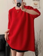 【新作5%OFF・3日間】Unique Over-fit Long Tops_5colors