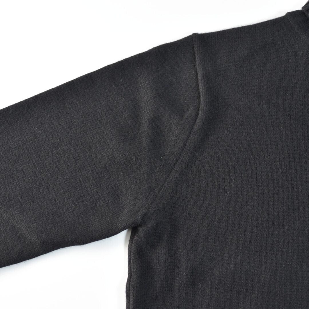 mooncastle ムーンキャッスル カシミア・シルク・ウールタートルネックセーター・ブラック 柔らかいラムウールにカシミアとシルクをブレンドしたニットです【送料無料】