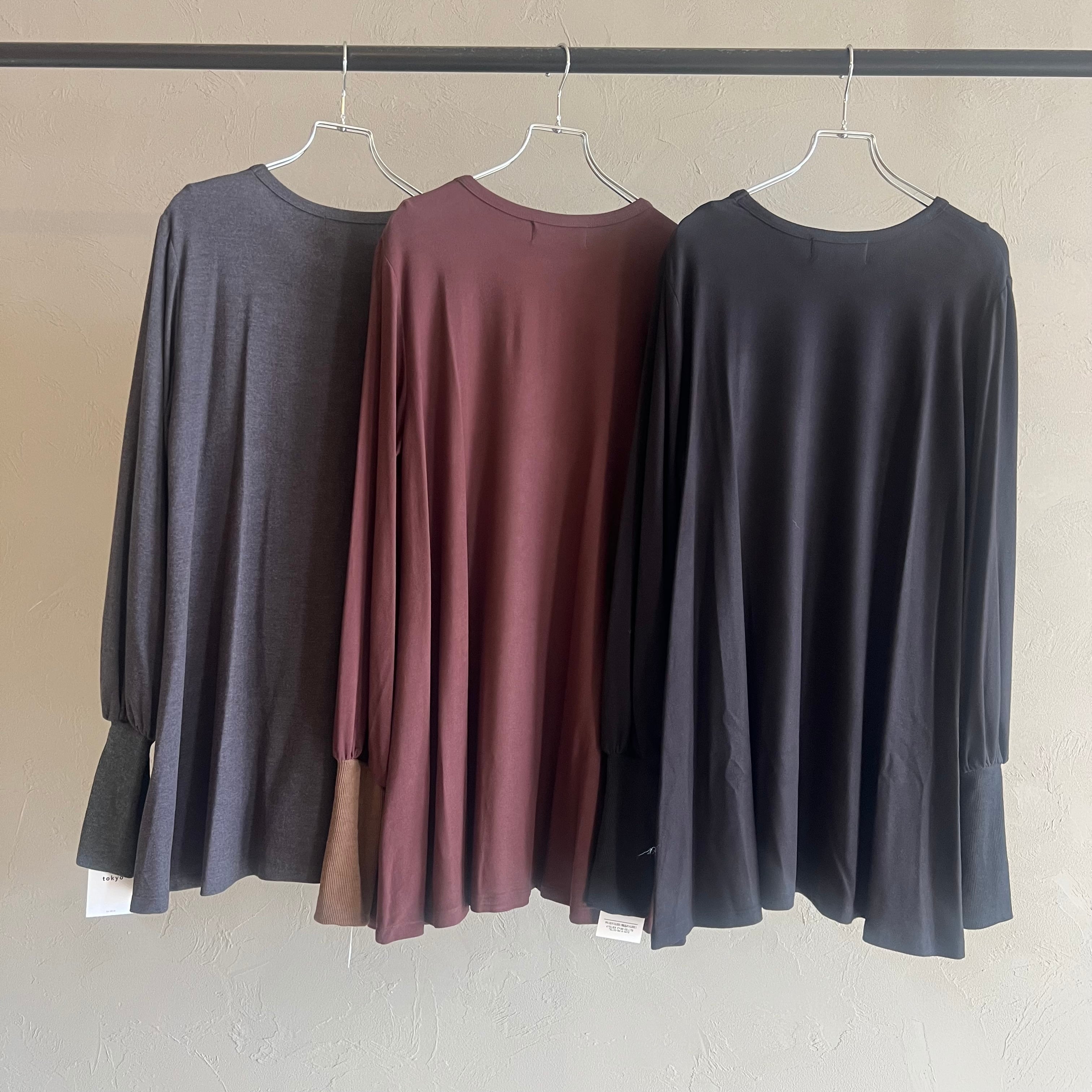 CYAN TOKYO 】ワイドスリーブウォームフレアチュニック | valance 福井