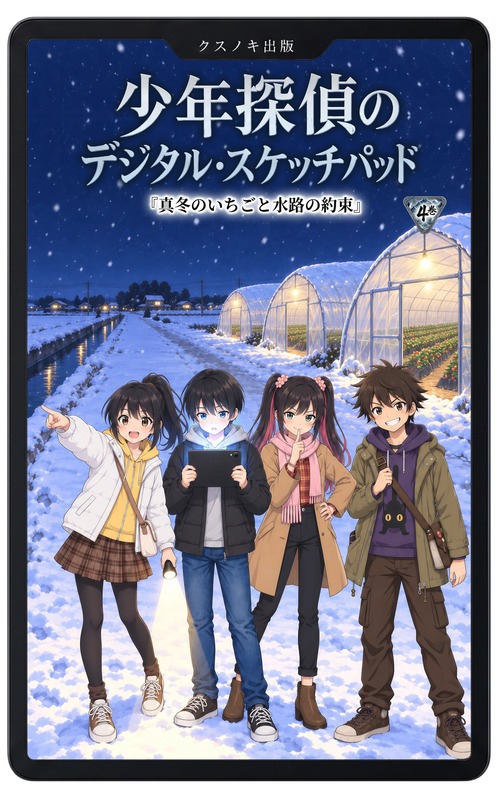【予約】【小説】少年探偵のデジタル・スケッチパッド 第４巻 真冬のいちごと水路の約束