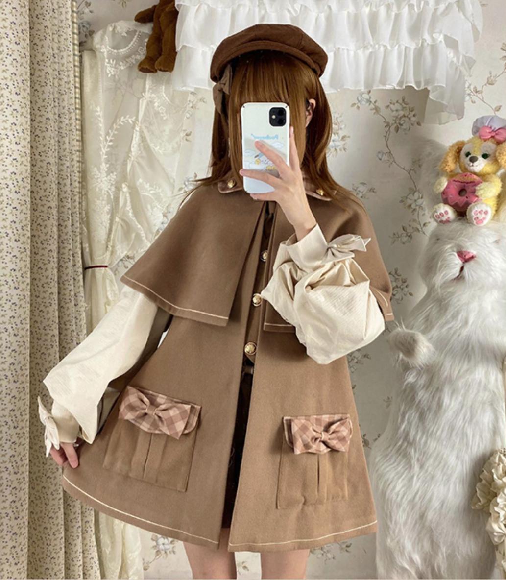 あひるの名探偵 ケープコート クラシカルロリィタ レトロ 量産型
