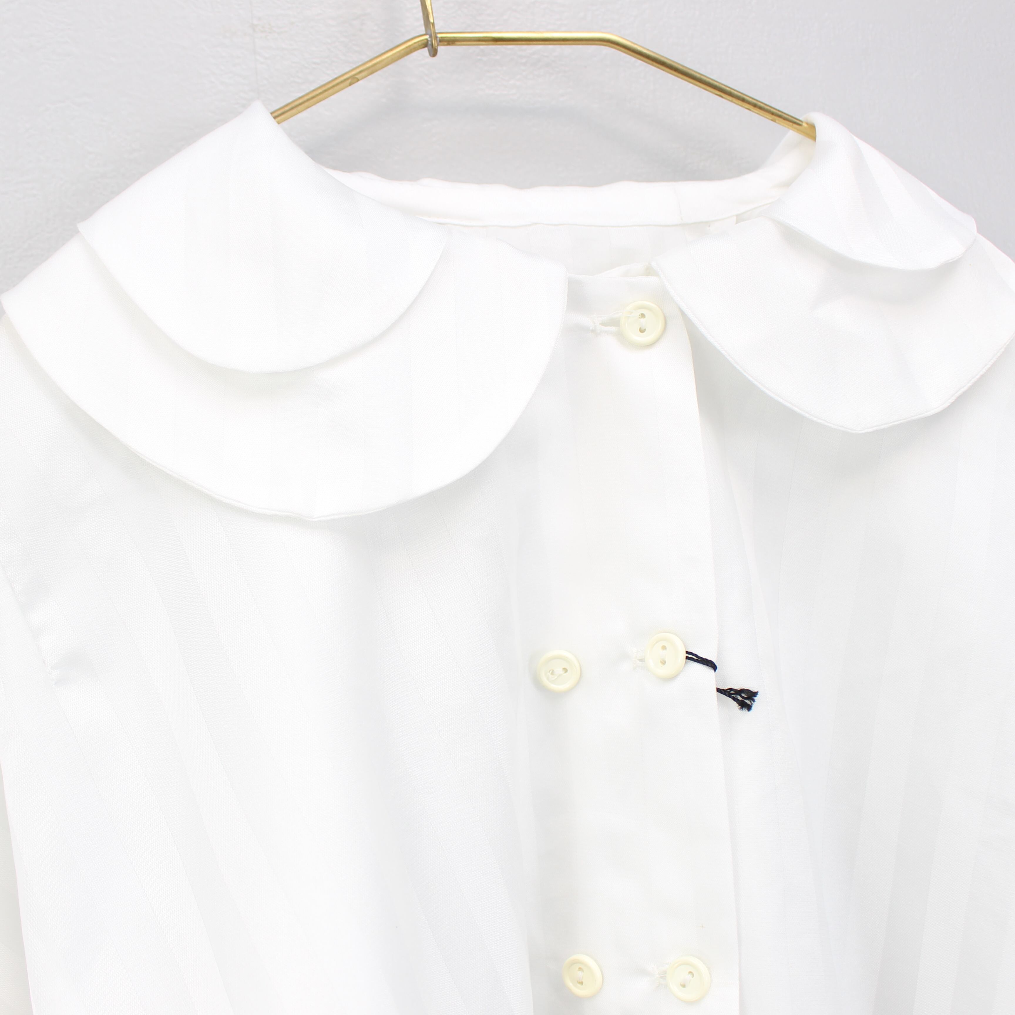 EU VINTAGE ヨーロッパ古着重ね襟デザインブラウス | fpac.com.br