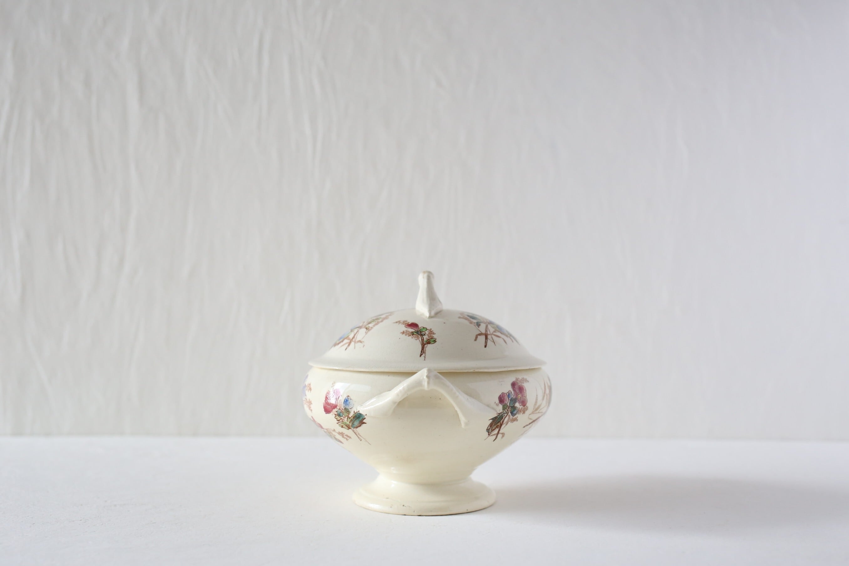 フランスアンティーク　Saint amand la dinette　スーピエール フランス アンティーク ONNAING窯 dinete スーピエール polychrome N