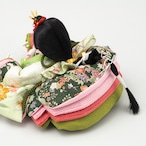№261-01 ころろ刺繍 抹茶桜餅 二人飾り 檜 象嵌 平飾りセット thumbnail 19