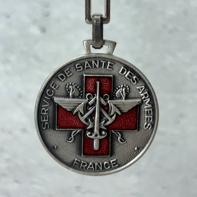 フランス雑貨 フレンチキーホルダー FIA LYONヴィンテージ メタル 合金 2504005-15