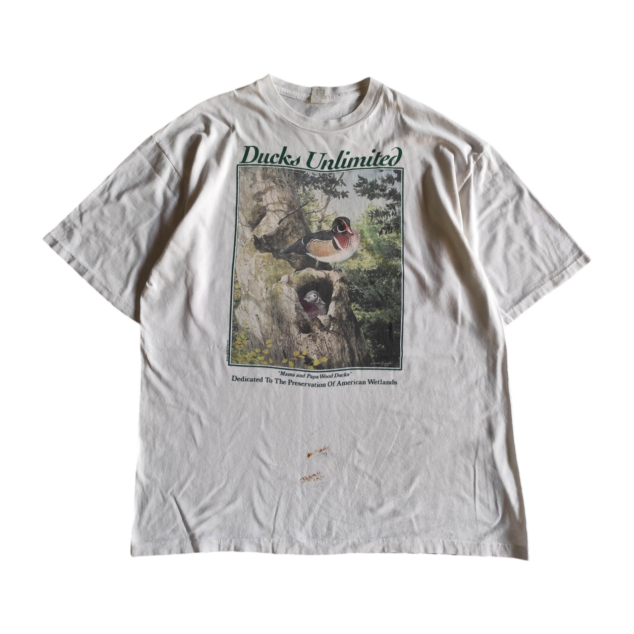90's Ducks Unlimited アニマルアートTシャツ フォト