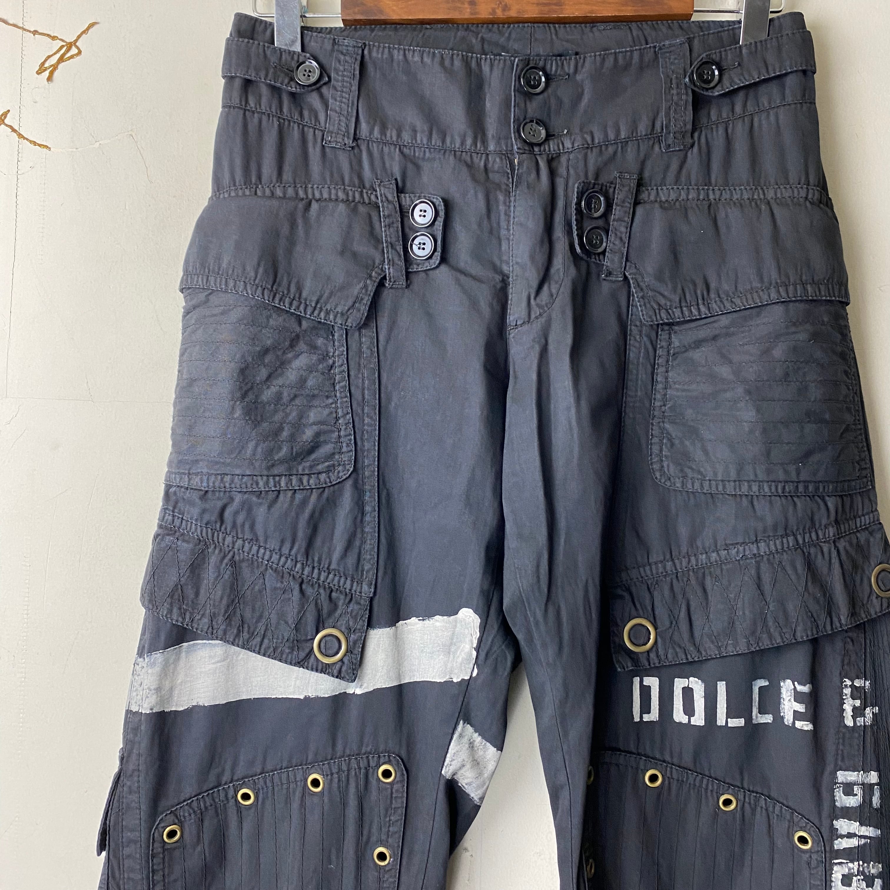 archive 2004SS DOLCE&GABBANA graffiti cargo pants | NOIR ONLINE