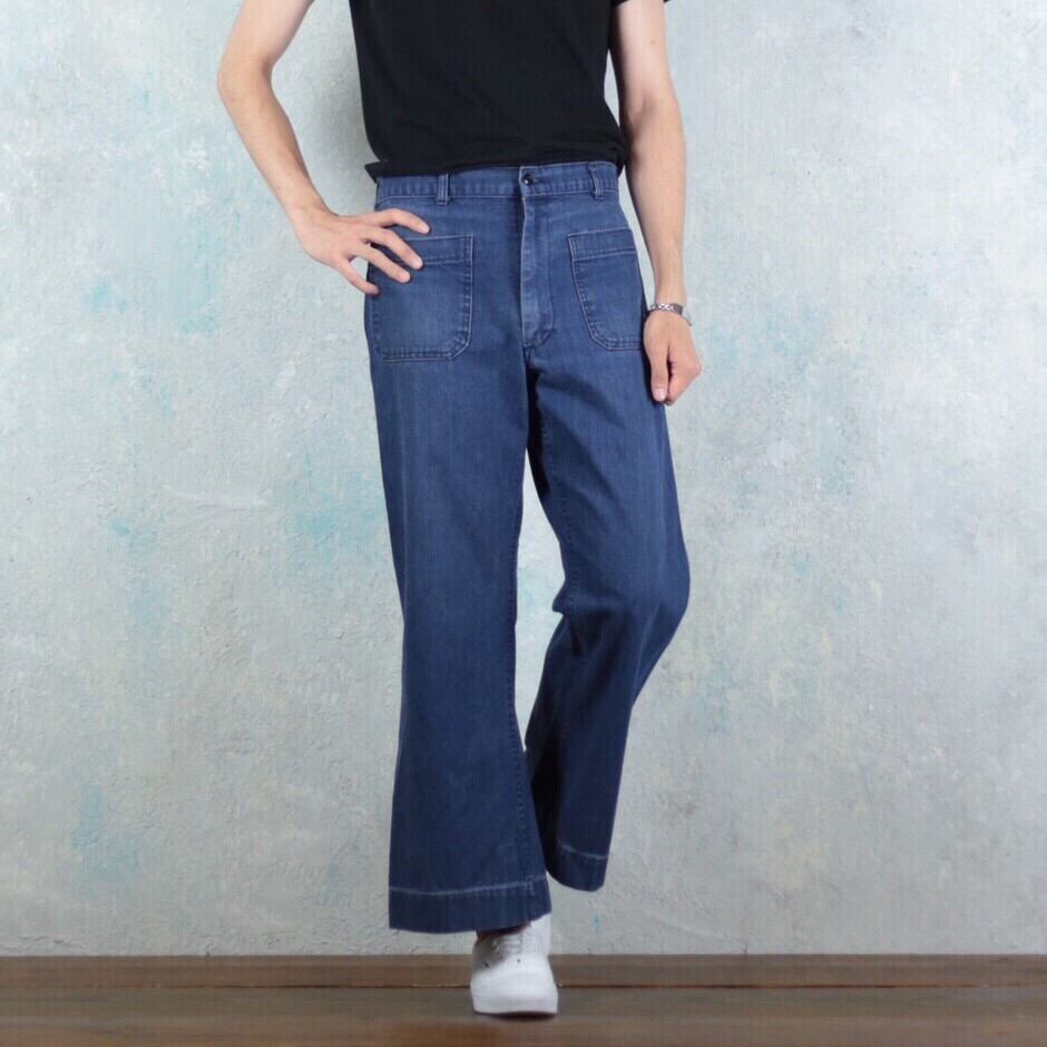 1980's U.S.NAVY デニムセーラーパンツ 【ME-1226】 | cv