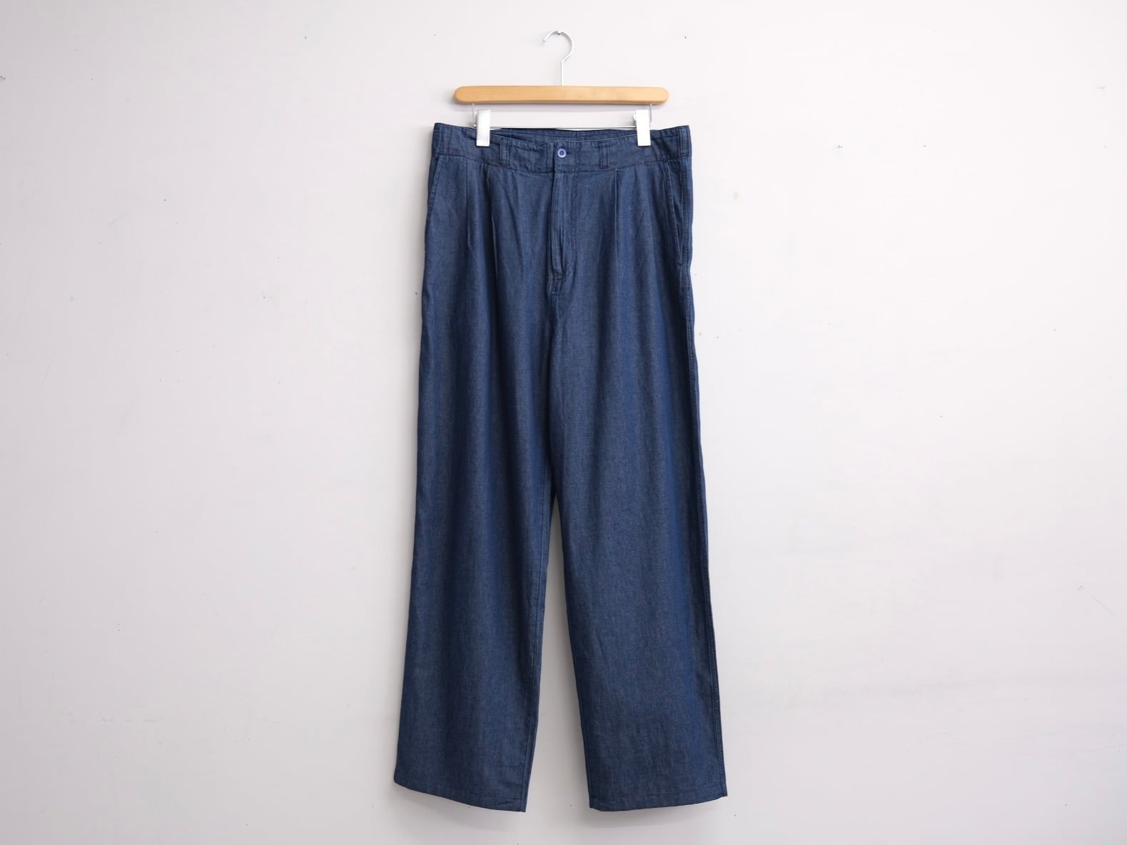 SEEALL” ESSENTIAL EASY PANTS WITH COTTON LINING Denim Rigid