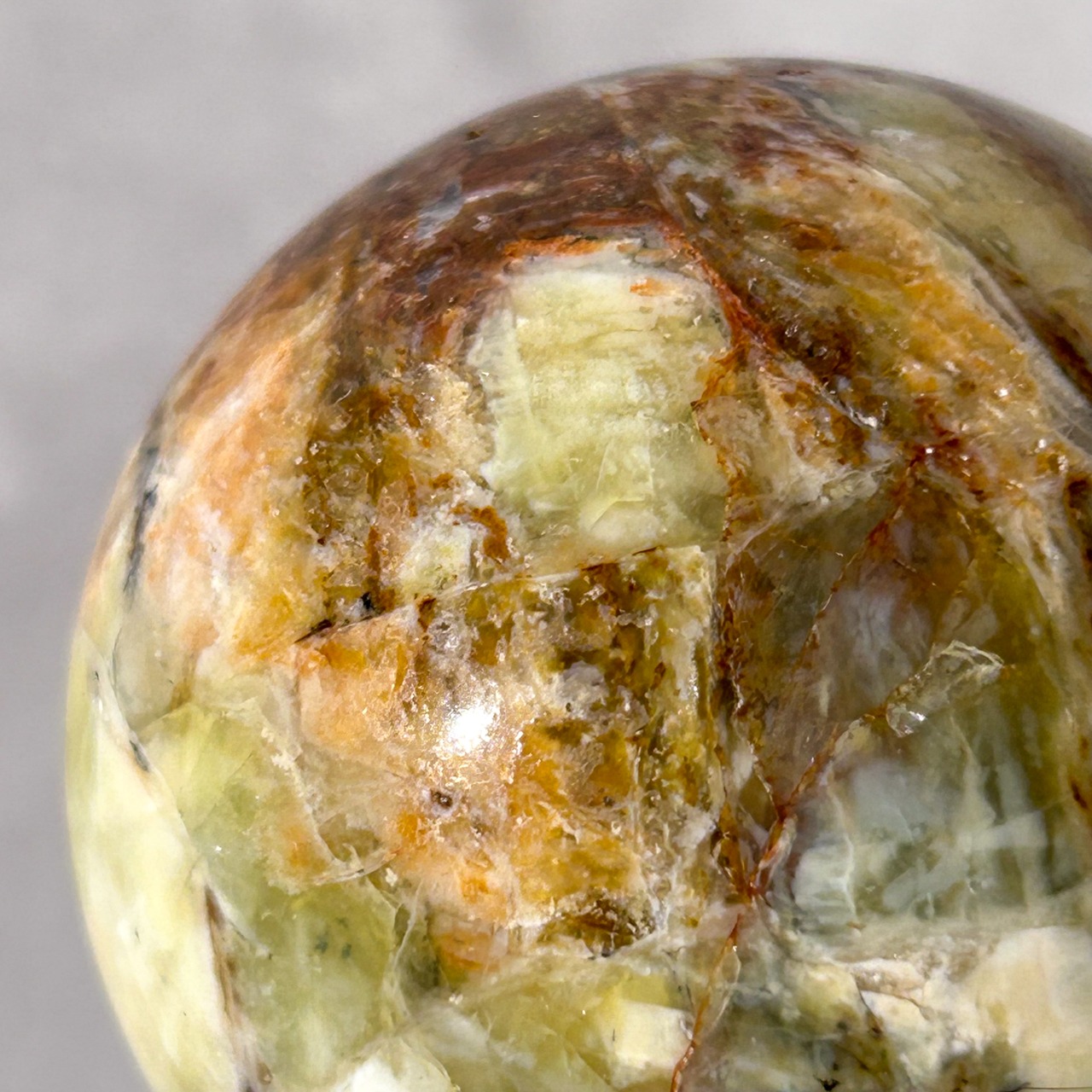 イエローオパール スフィア * Yellow opal * 天然石