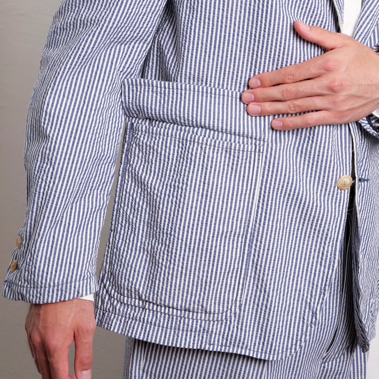 Grand(グランド) ・101M-501Z・Ecru x Navy　C/#12