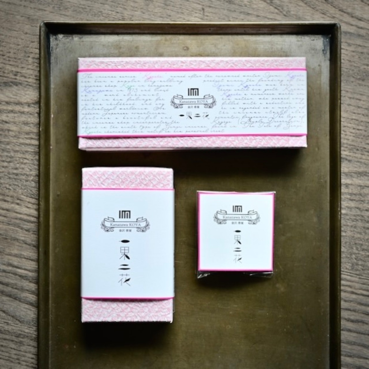 一果二花 いっかにっか オリジナル香箱 L (ロングタイプ3種 計60本) icca nicca Original Aroma Long Stick Type (60 sticks)